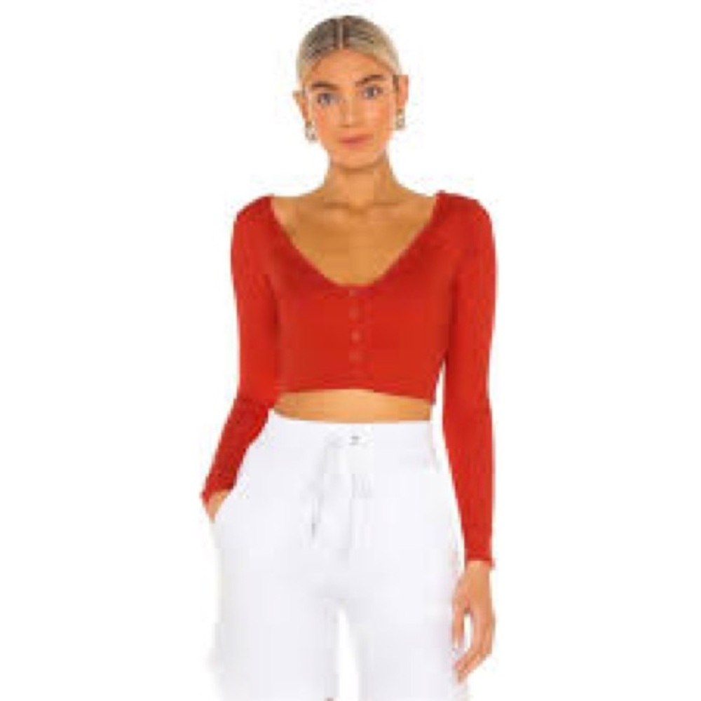 Superdown Red Long Sleeve